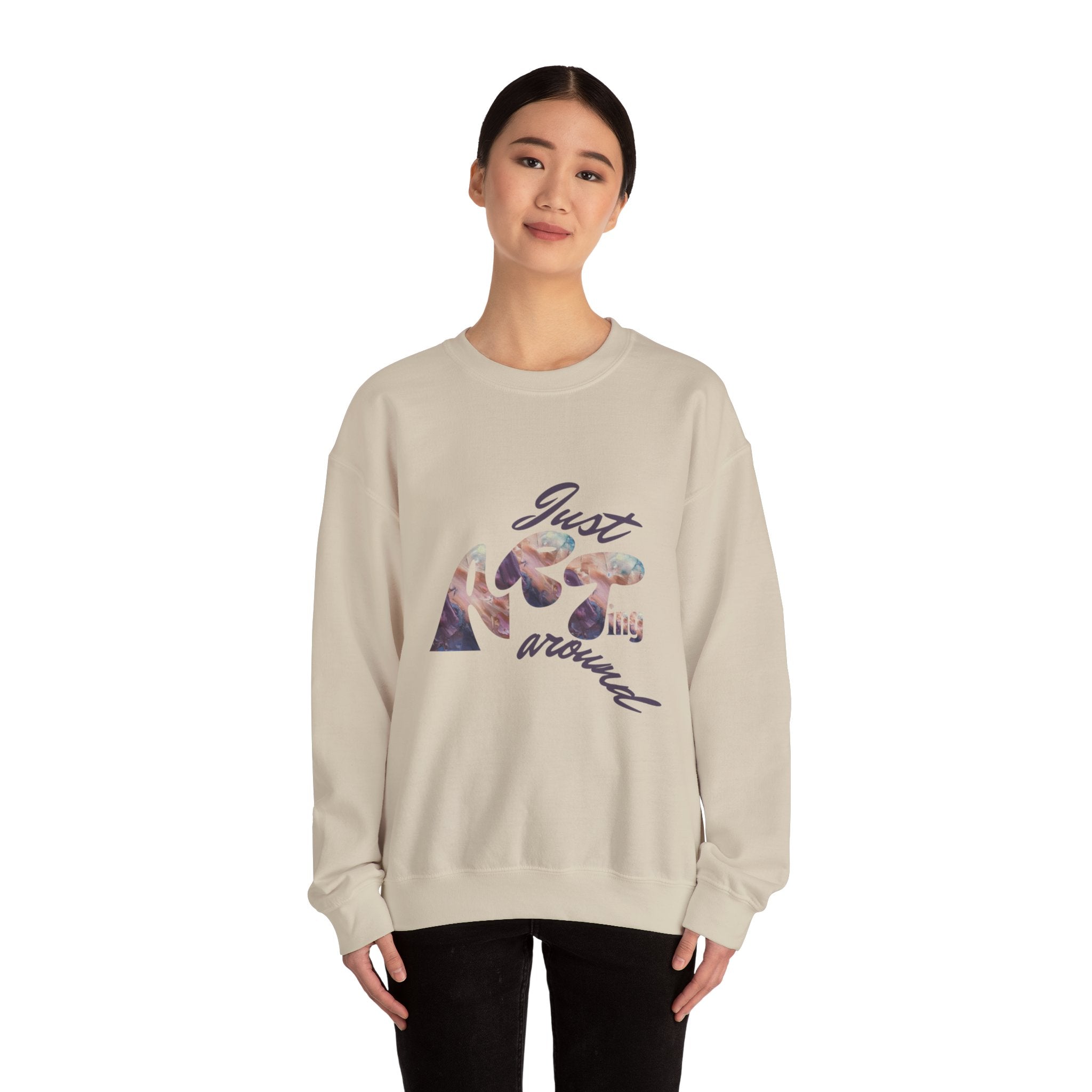 Just Arting Around Unisex Heavy Blend™ Crewneck Sweatshirt
