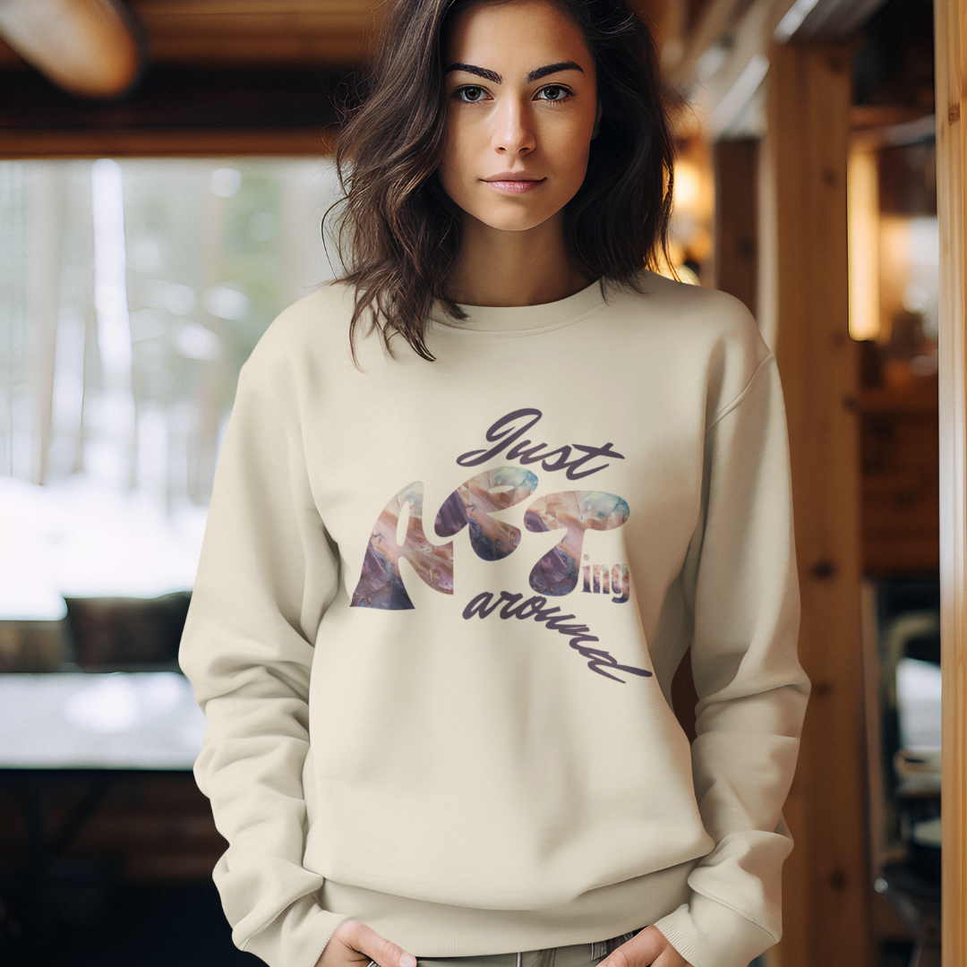 Just Arting Around Unisex Heavy Blend™ Crewneck Sweatshirt