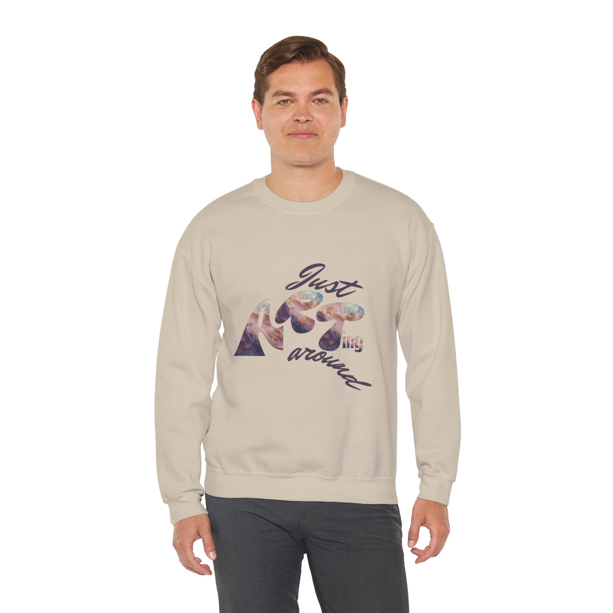 Just Arting Around Unisex Heavy Blend™ Crewneck Sweatshirt