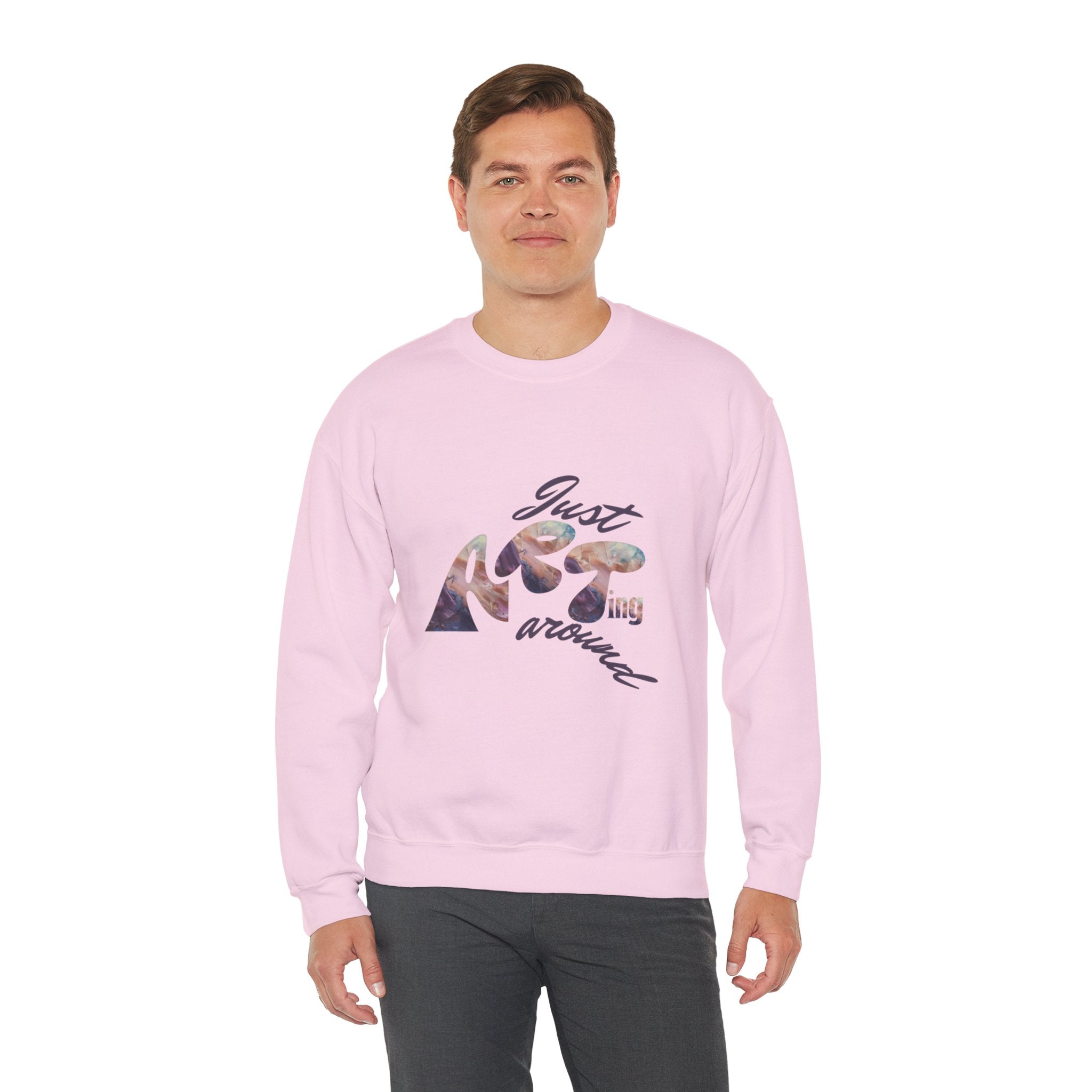 Just Arting Around Unisex Heavy Blend™ Crewneck Sweatshirt