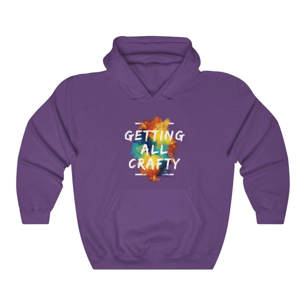 Getting All Crafty Heavy Blend™ Hooded Sweatshirt - Munchkin Place Shop 