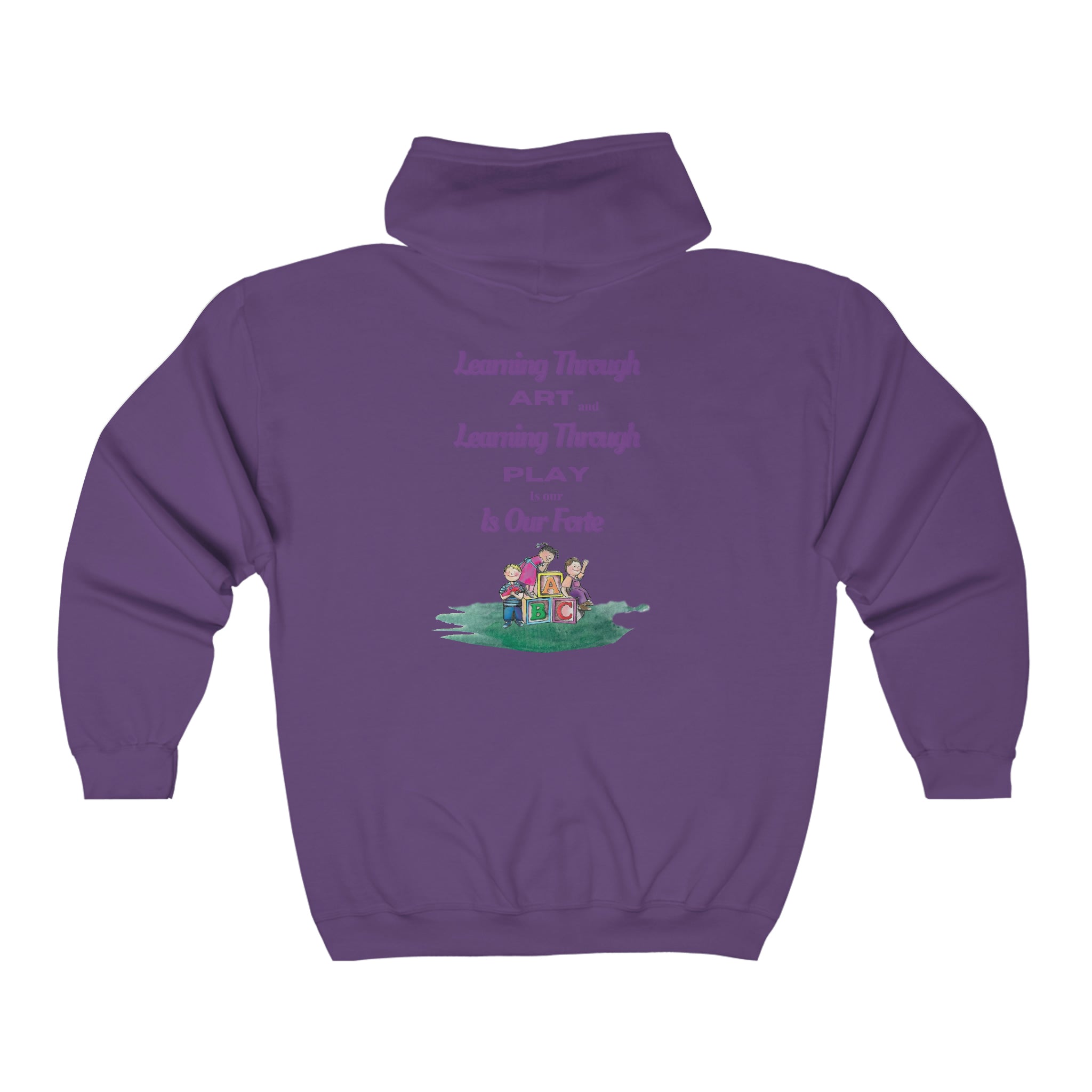 Munchkin Place Learning Adult Full Zip Hooded Sweatshirt