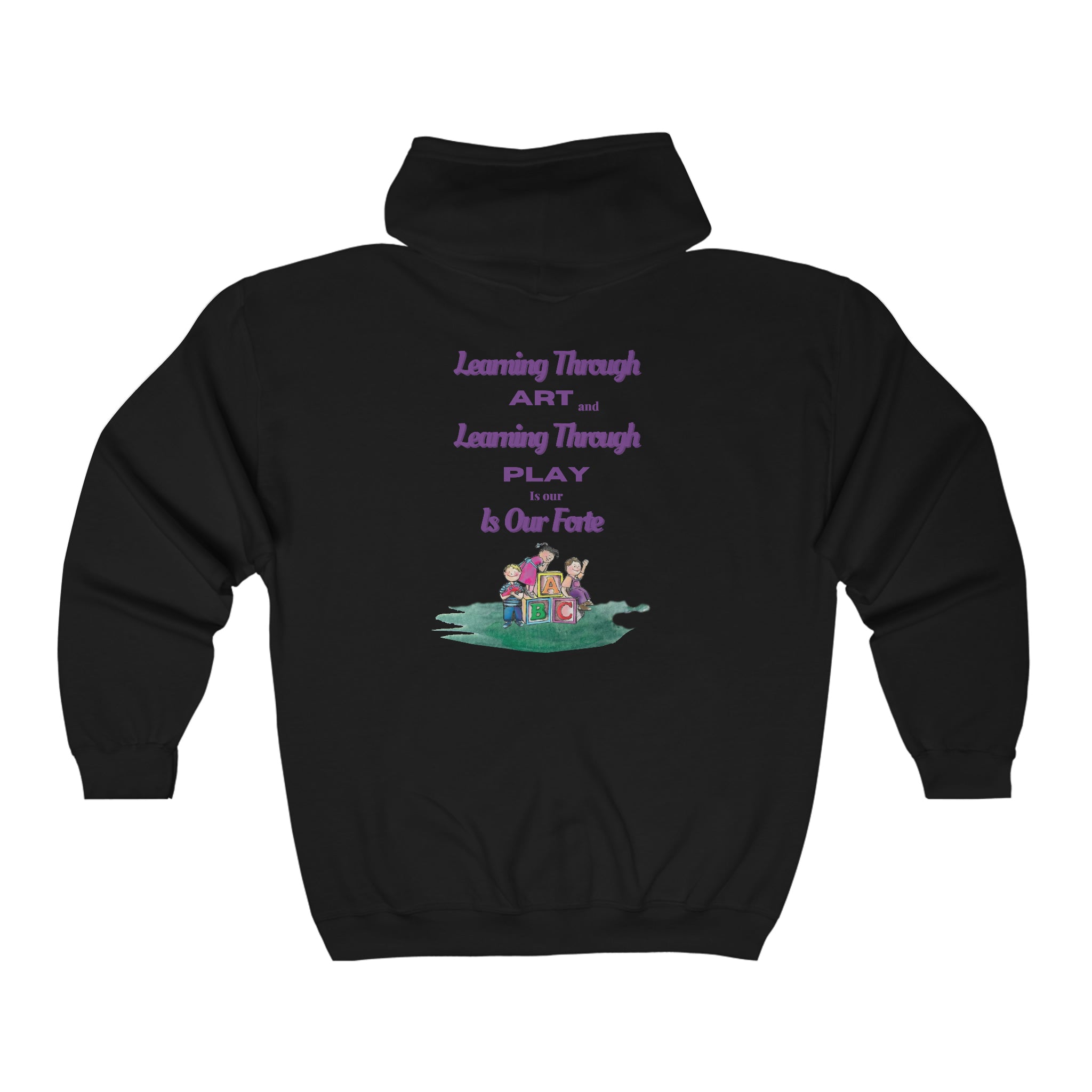 Munchkin Place Learning Adult Full Zip Hooded Sweatshirt
