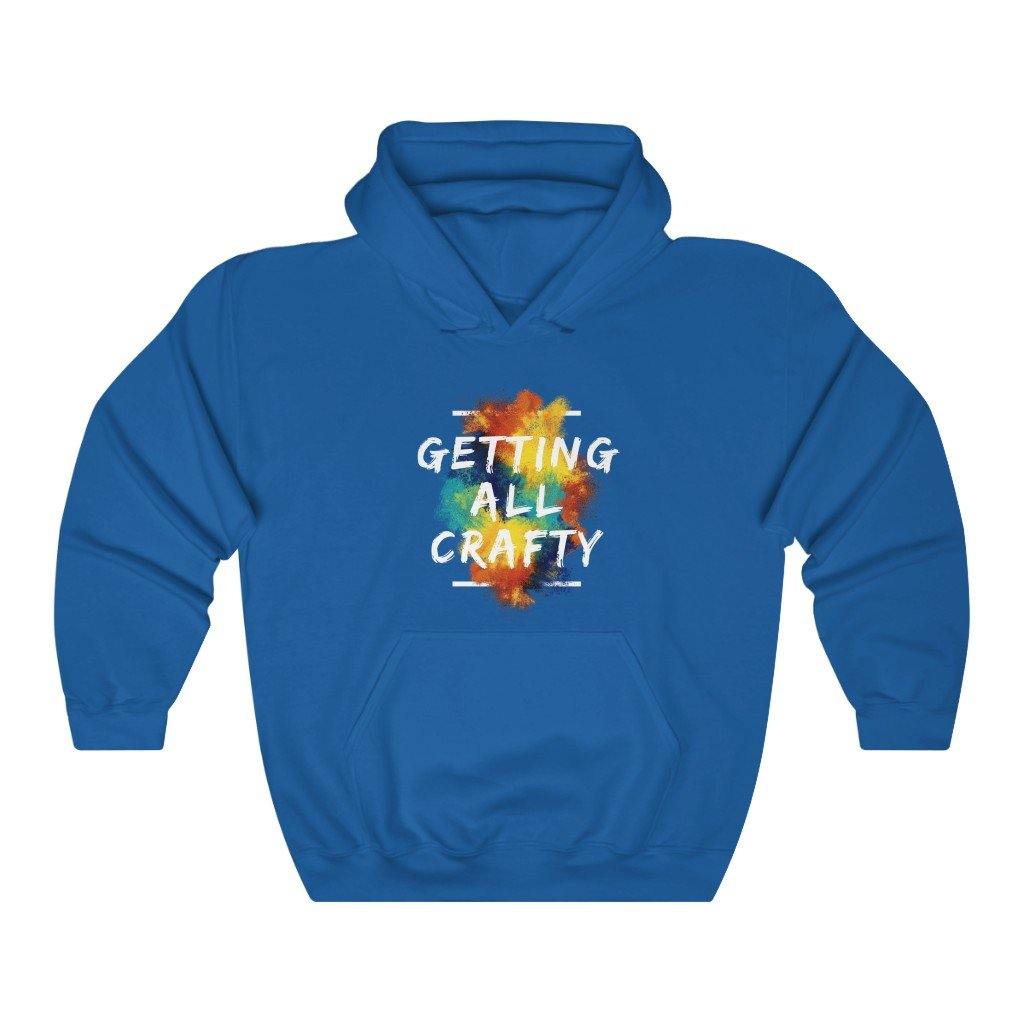 Getting All Crafty Heavy Blend™ Hooded Sweatshirt - Munchkin Place Shop 